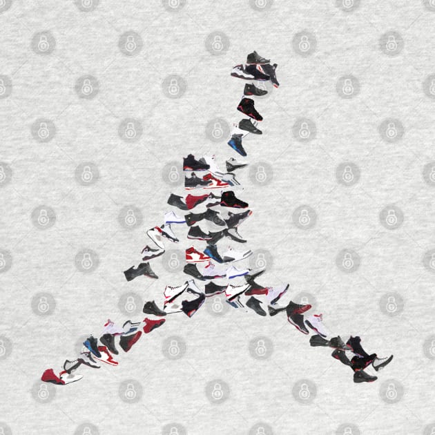 Sneakers Collage 23 - Pixelated ! by Buff Geeks Art